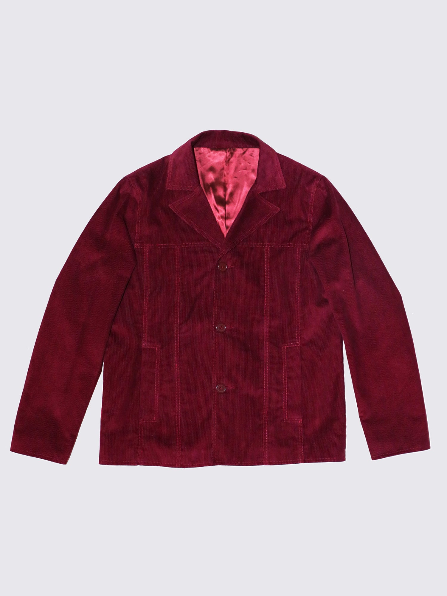 CASUAL BLAZER MAROON CORD