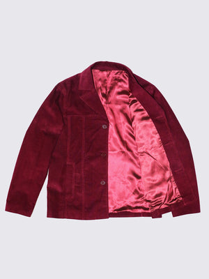 CASUAL BLAZER MAROON CORD