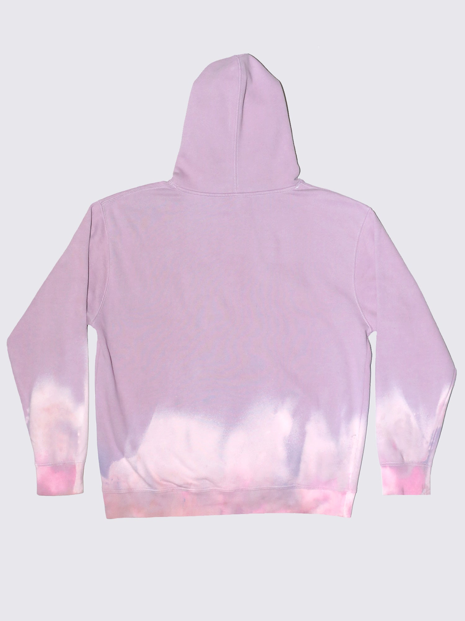 Tie Dye Hoodie in vibrant Lilac colour. Unisex, 100% cotton.