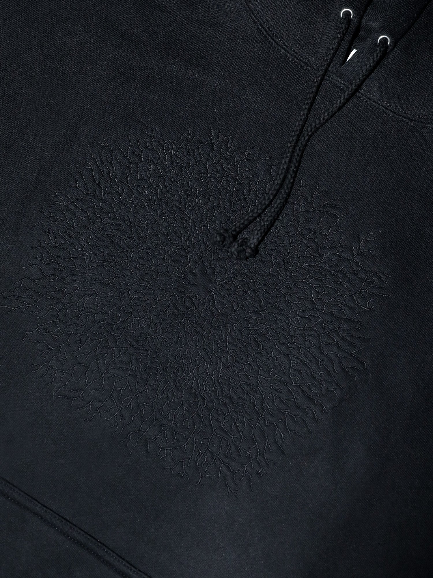 MYCELIUM HOODIE BLACK