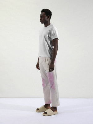 Slight Flare Trouser - Malva Moschata