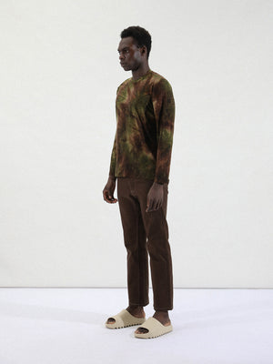 Straight Leg Trouser - Peat