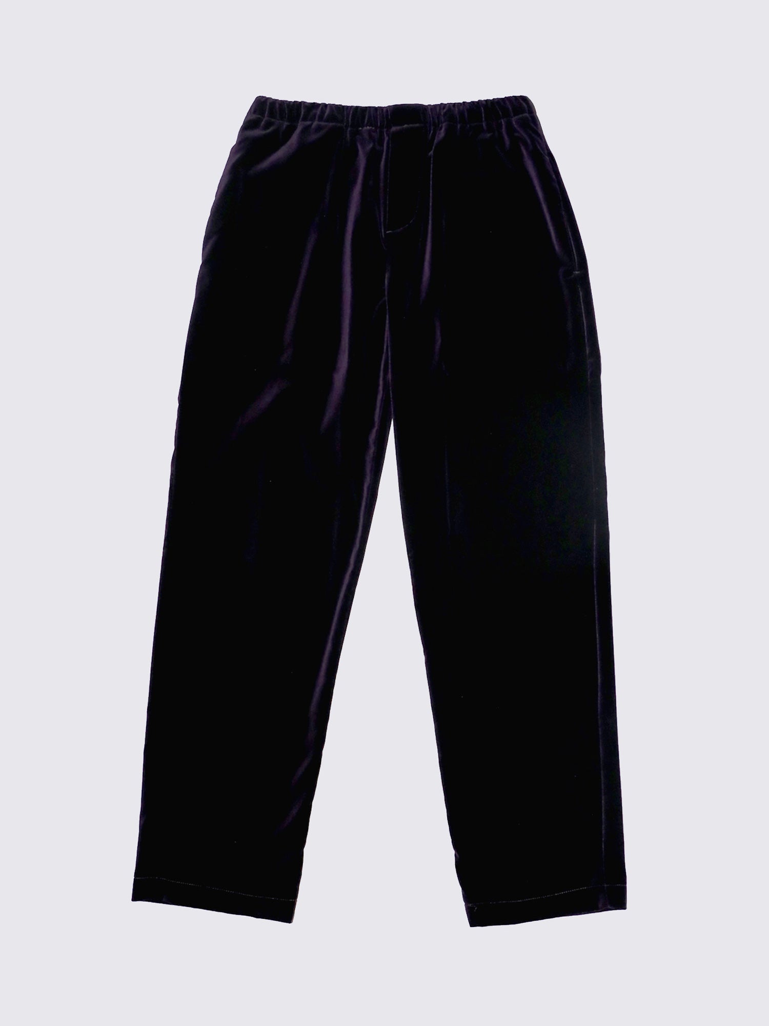 TRACK PANT VELOUR PLUM