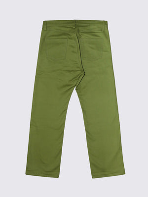 DOUBLE KNEE TROUSER WOOD GREEN